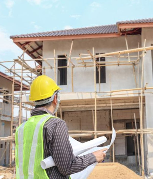 bangun rumah baru